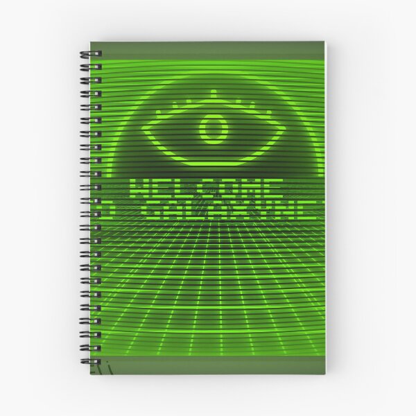 Item preview, WELCOME TO GALAXYNET-Vigilancia Cyberpunk Monitor CRT Verde  Hacker y Tecnologia Retro Arte Sci-fi designed and sold by LegendaryStyles.