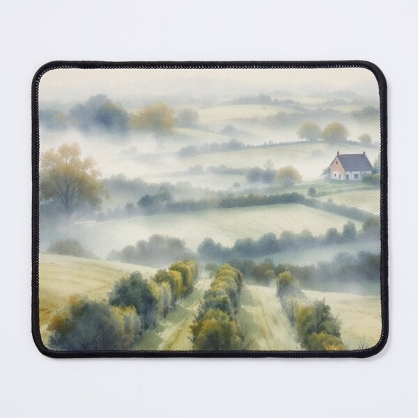 Item preview, Normandy bocage in the morning mist designed and sold by jefboutique6150.
