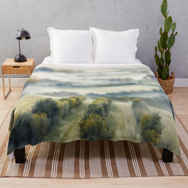 Item preview, Normandy bocage in the morning mist designed and sold by jefboutique6150.