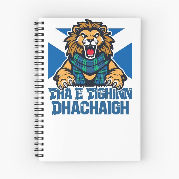 Item preview, Scottish Lion Tha E Tighinn Dhachaigh Design | Scotland Tartan Gaelic Coming Home Heritage Art designed and sold by Loom on the Loch.