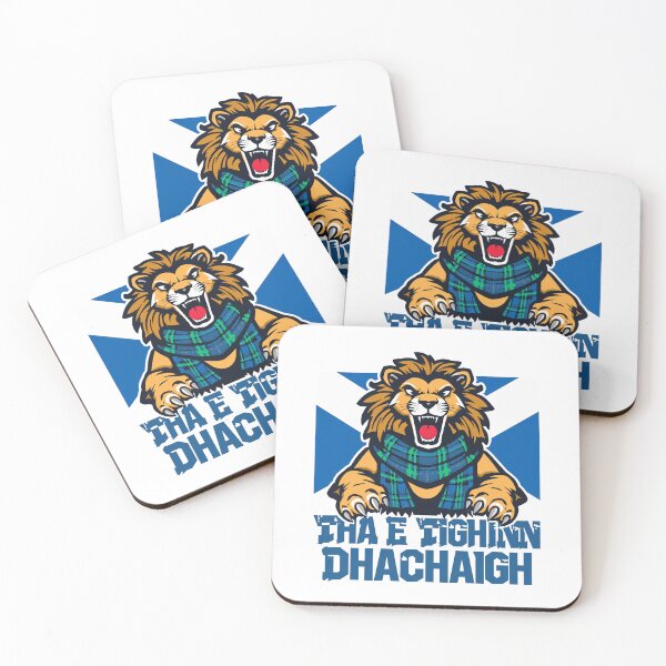 Item preview, Scottish Lion Tha E Tighinn Dhachaigh Design | Scotland Tartan Gaelic Coming Home Heritage Art designed and sold by Loom on the Loch.