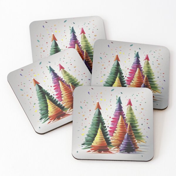 Item preview, Crayon Magic of Christmas Trees. designed and sold by Zofia Sosnecka.
