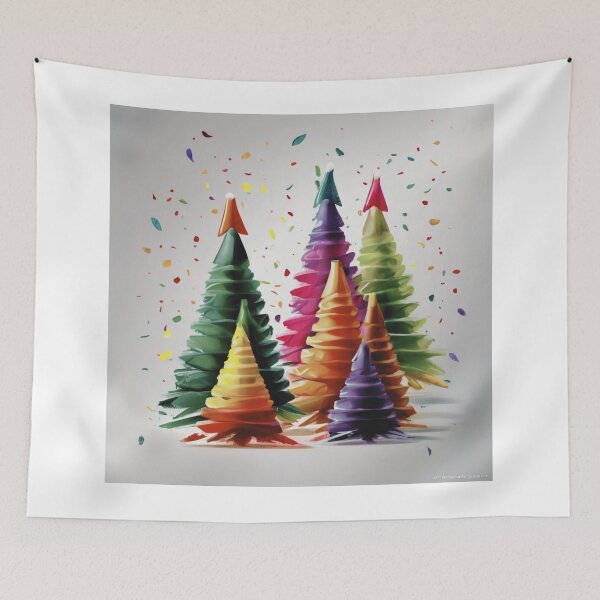 Item preview, Crayon Magic of Christmas Trees. designed and sold by Zofia Sosnecka.