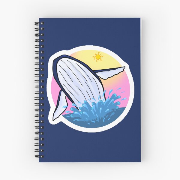 Item preview, Joyful Humpback jumping at Sunset designed and sold by Addi Does Art.
