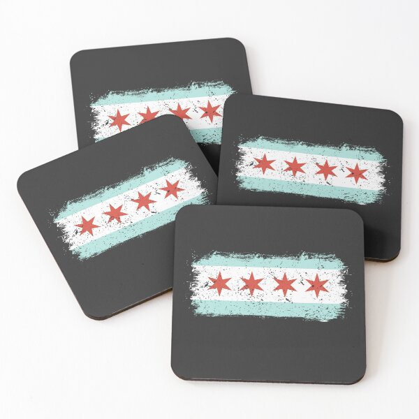Item preview, Chicago Flag Faded designed and sold by Lone Frog.