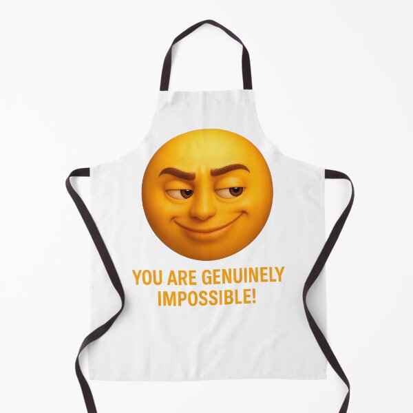 Item preview, Funny Smirking Emoji Quote – You Are Genuinely Impossible! | Playful Expression Design designed and sold by GREEN6437.