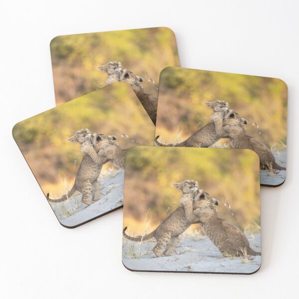 Item preview, Sand School — Lion Cubs Playfight at Dawn, Savuti designed and sold by DavideAntoniani.