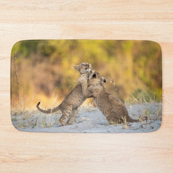 Item preview, Sand School — Lion Cubs Playfight at Dawn, Savuti designed and sold by DavideAntoniani.