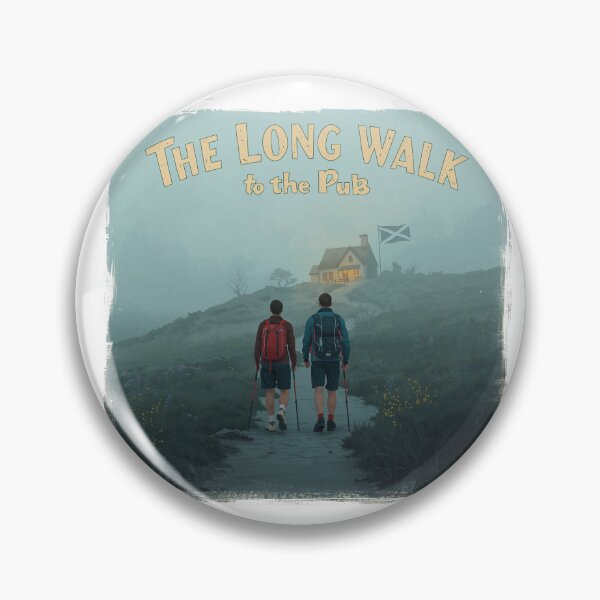 Item preview, Scottish Hiking Long Walk to the Pub Design | Scotland Outdoor Adventure Humor Gift designed and sold by Loom on the Loch.