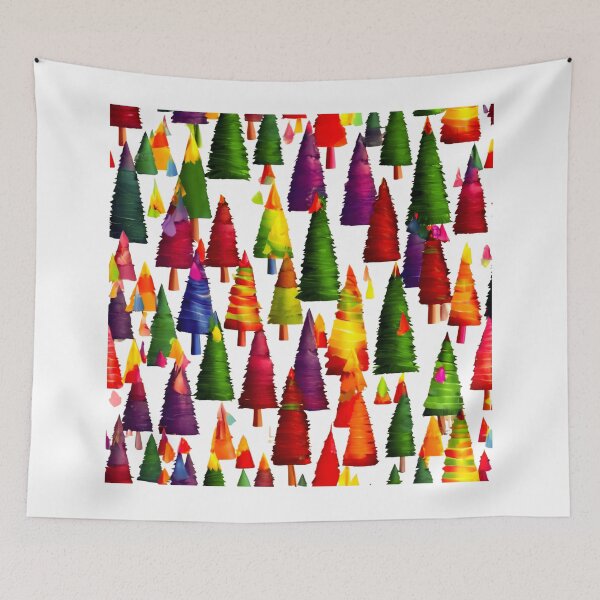 Item preview, Crayon Magic of Christmas Trees. designed and sold by Zofia Sosnecka.