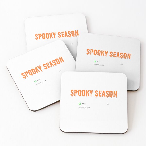 Item preview, Scary Season – Funny Halloween Boss Notification Sticker / Tee / Mug designed and sold by MilanPetki.