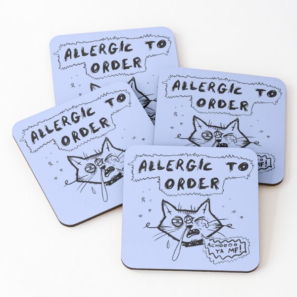 Item preview, Allergic To Order designed and sold by studio-unruly.