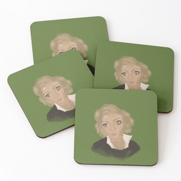 Item preview, Lady’s portrait in greeeeen…  designed and sold by Hephzibahlove.