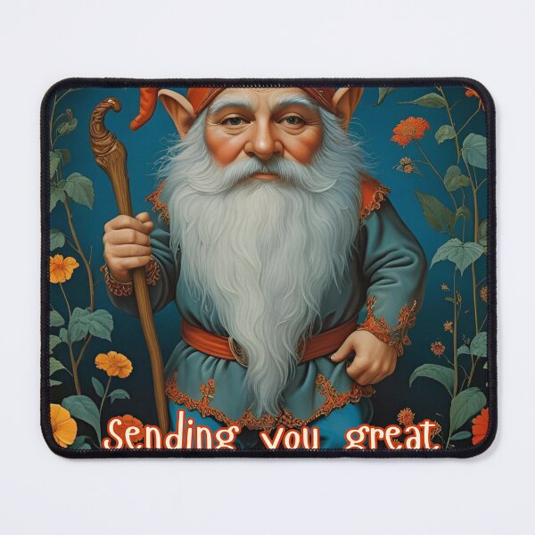 Item preview, Tiny Boots & Twinkly Lights – Christmas Gnome Holiday Card designed and sold by Edenglow Prints & Peculiars.