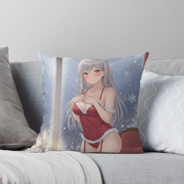 Item preview, Shy Waifu in a festive and sensual outfit on a frosty evening designed and sold by GerwantSHOP.