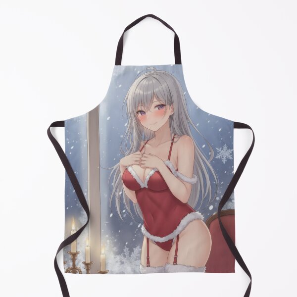 Item preview, Shy Waifu in a festive and sensual outfit on a frosty evening designed and sold by GerwantSHOP.