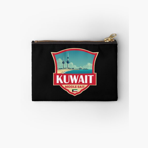 Item preview, Kuwait Illustration Retro Badge designed and sold by KrisSidDesigns.