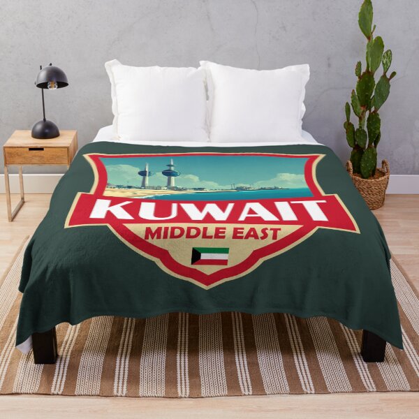 Item preview, Kuwait Illustration Retro Badge designed and sold by KrisSidDesigns.