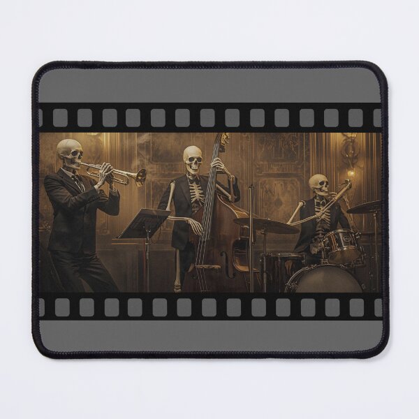 Item preview, Skeleton Jazz Band in Amber Light designed and sold by ChicTrendz.