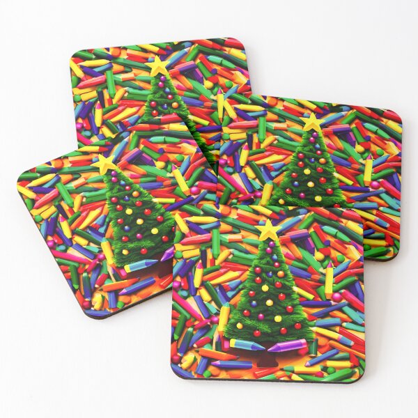 Item preview, Crayon Magic of Christmas Trees. designed and sold by Zofia Sosnecka.