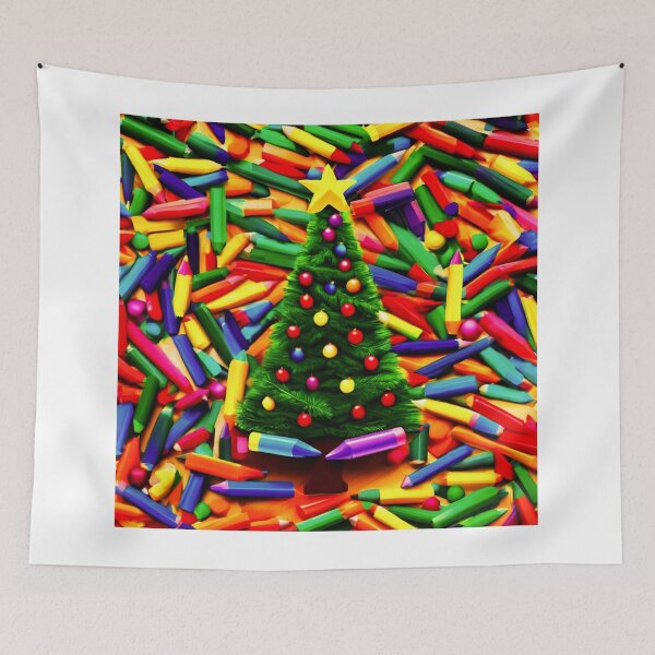 Item preview, Crayon Magic of Christmas Trees. designed and sold by Zofia Sosnecka.