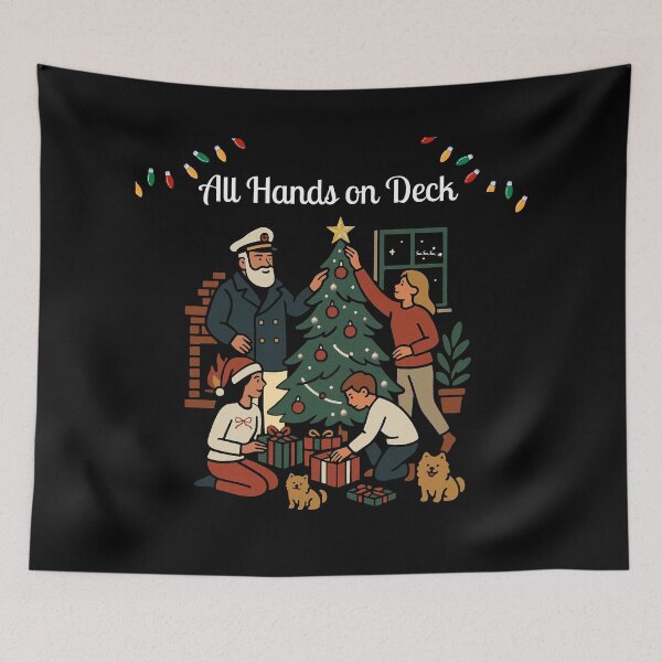 Item preview, all hands on deck - christmas sailing  designed and sold by ShellyCraft.