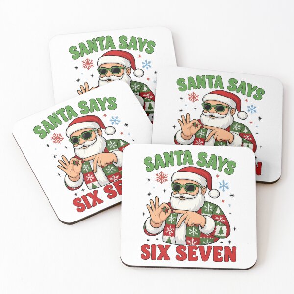 Item preview,  Santa Says Six Seven Christmas Meme  designed and sold by Rescoploser.