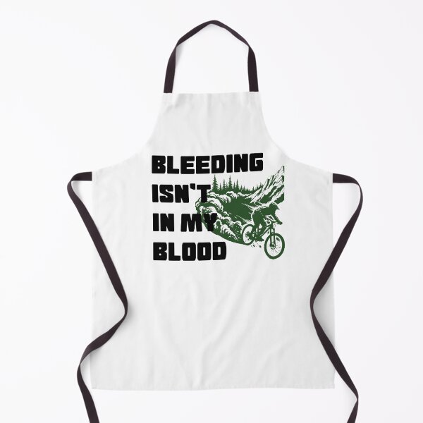 Artikelvorschau, Bluten liegt mir nicht im Blut - Mountainbiken entworfen und verkauft von BastsTardyChild.