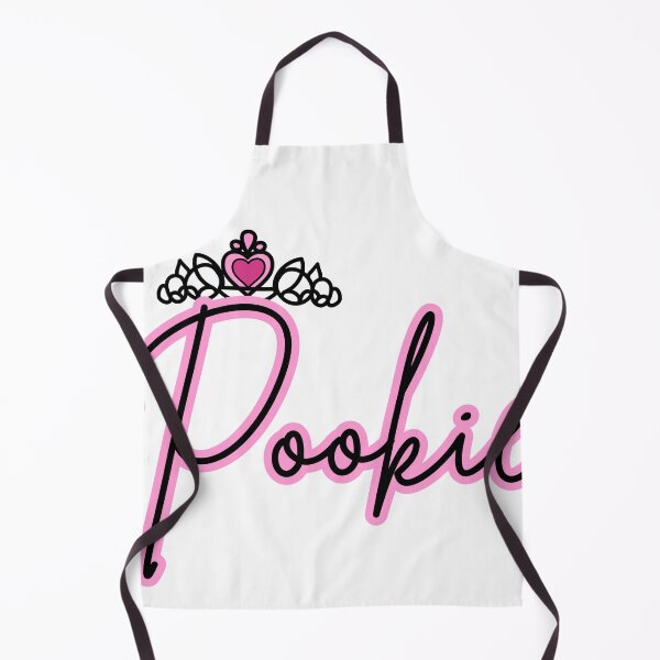 Item preview, Cute Pink Script Pookie Pet Name Sticker with Heart Crown designed and sold by TheRosyCanvas.