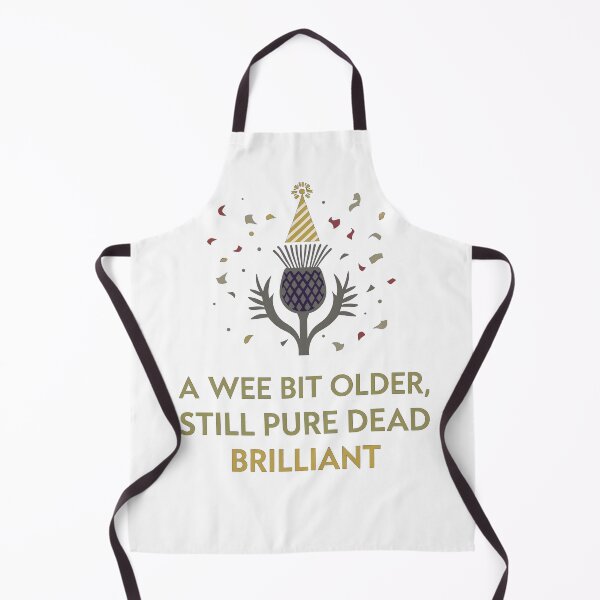 Artikelvorschau, Schottischer Geburtstag, reines, totes, brillantes Design | Schottland-Distel-Feiergeschenk | Wee Bit Older, lustiger schottischer Humor entworfen und verkauft von Loom on the Loch.