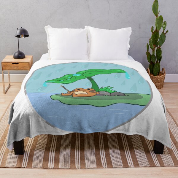Item preview, Rain Frog fishing under a leaf designed and sold by Addi Does Art.