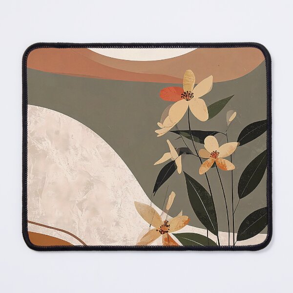 Item preview, Delicate Flowers Abstract Landscape Art designed and sold by Izabelita.