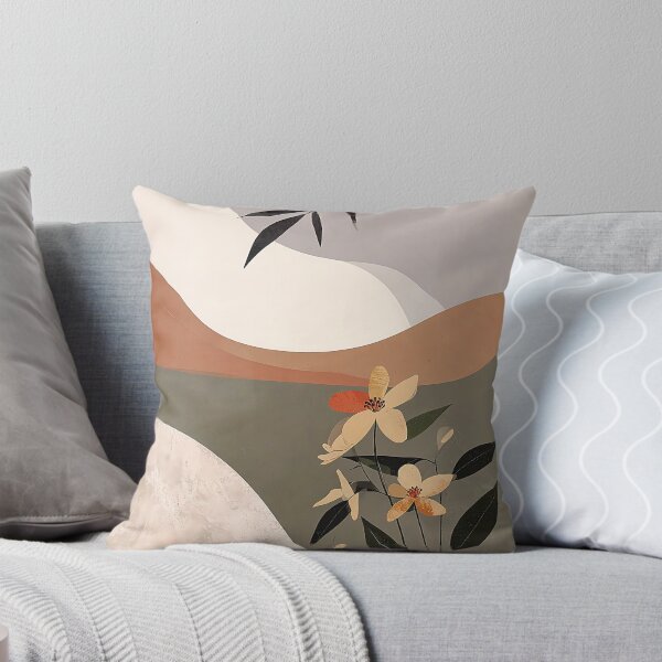 Item preview, Delicate Flowers Abstract Landscape Art designed and sold by Izabelita.