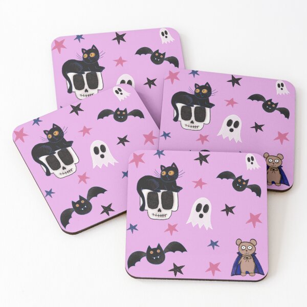 Item preview, Spooky Cute Halloween Cats & Friends Black Kitten, Skulls, Ghosts & More designed and sold by PatternsBySassano .