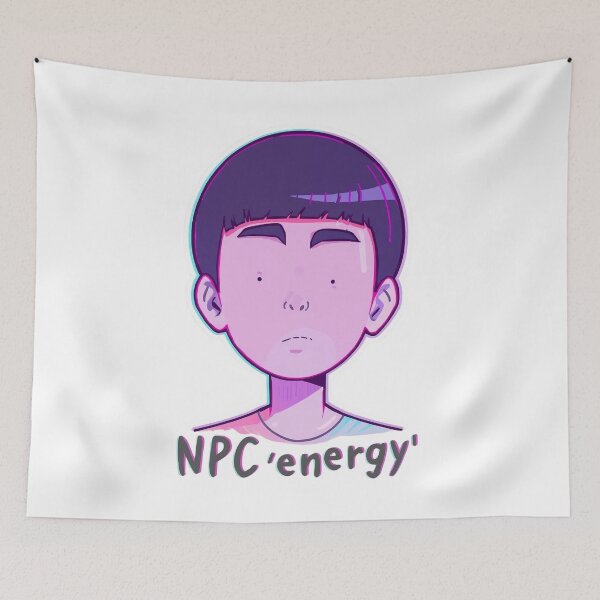 Item preview, NPC Energy designed and sold by Pastel & Neon art store.