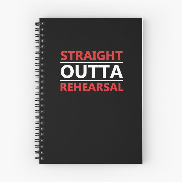 Item preview, Straight Outta Rehearsal V5 designed and sold by TeeTimeGuys.