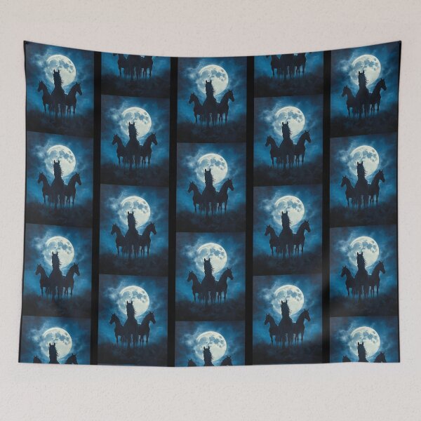 Item preview, Three Horse Moon designed and sold by Tom-Apex-Art.