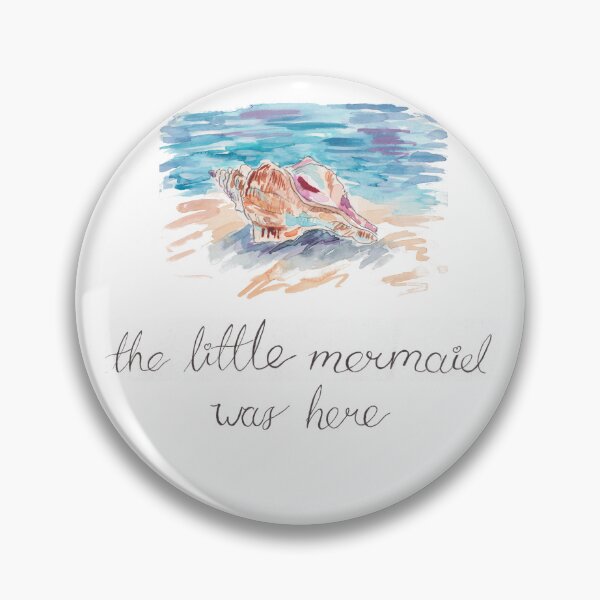 Item preview, The Little Mermaid Was Here Fairytale Seashell designed and sold by The Orangutan Gallery.