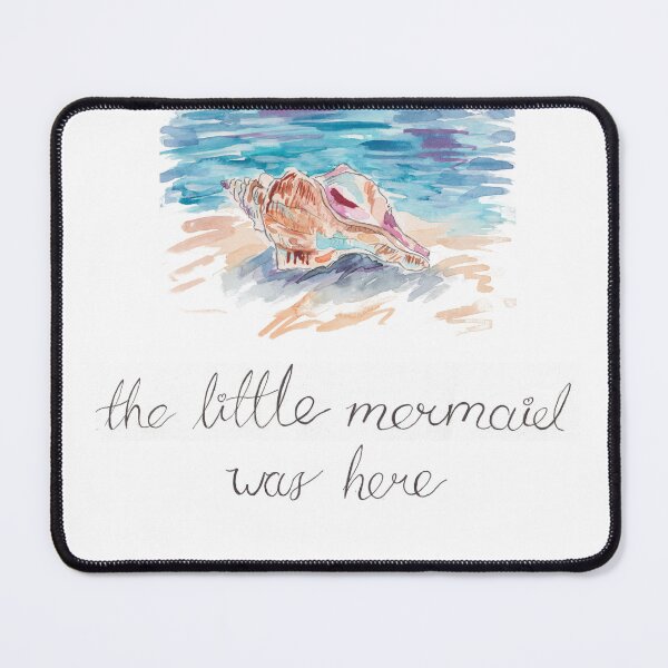 Item preview, The Little Mermaid Was Here Fairytale Seashell designed and sold by The Orangutan Gallery.