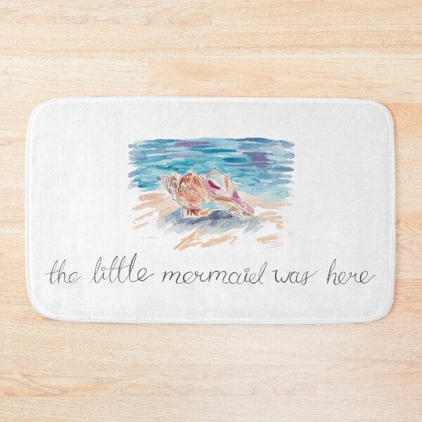 Item preview, The Little Mermaid Was Here Fairytale Seashell designed and sold by The Orangutan Gallery.