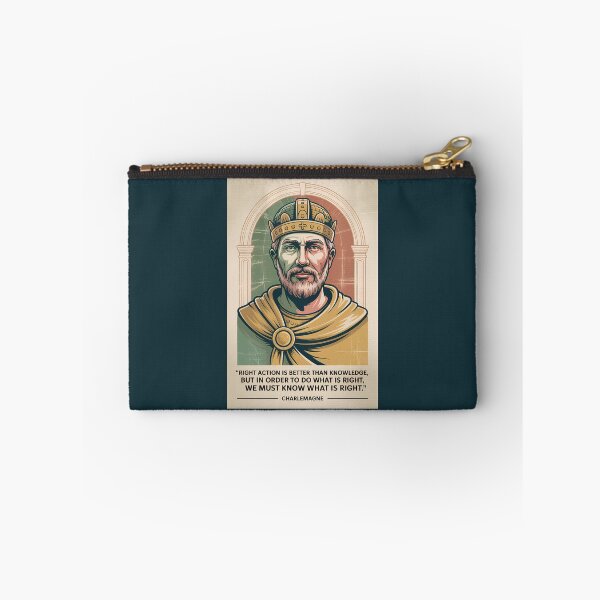 Item preview, Charlemagne Quote Holy Roman Emperor Illustration Vintage designed and sold by KrisSidDesigns.
