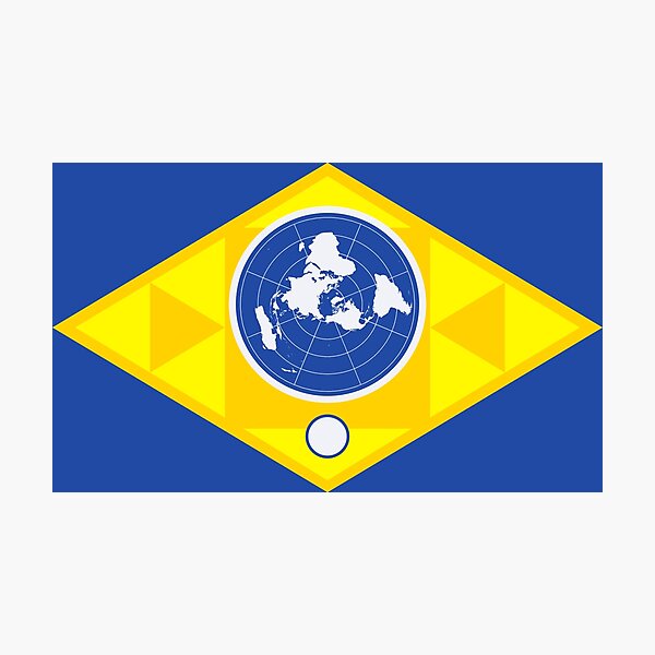 Artikelvorschau, Science-Fiction-Flagge der Erdföderation des Universal Century (Neugestaltung) entworfen und verkauft von 1PrairieOutpost.
