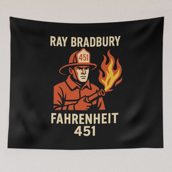 Item preview, Farenheit 451 - Ray Bradbury designed and sold by storelibertys.
