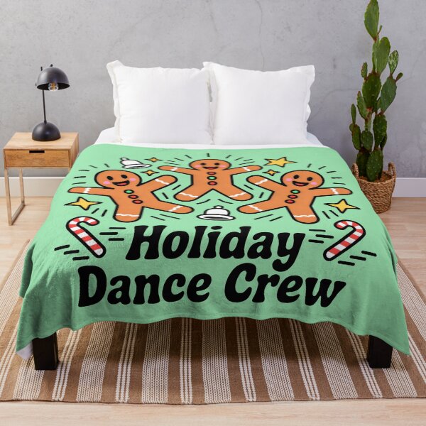 Item preview, Whimsical Christmas Dance with Iced Gingerbread Characters designed and sold by SplashTastic.