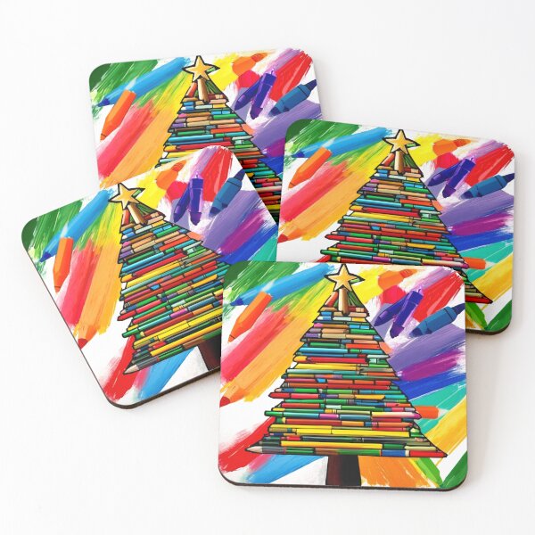 Item preview, Crayon Magic of Christmas Trees. designed and sold by Zofia Sosnecka.