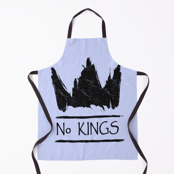 Item preview, No Kings in America - Simple and minimal No king icon - no crown chalk hand drawn like icon  | black designed and sold by ZechJohnRB.
