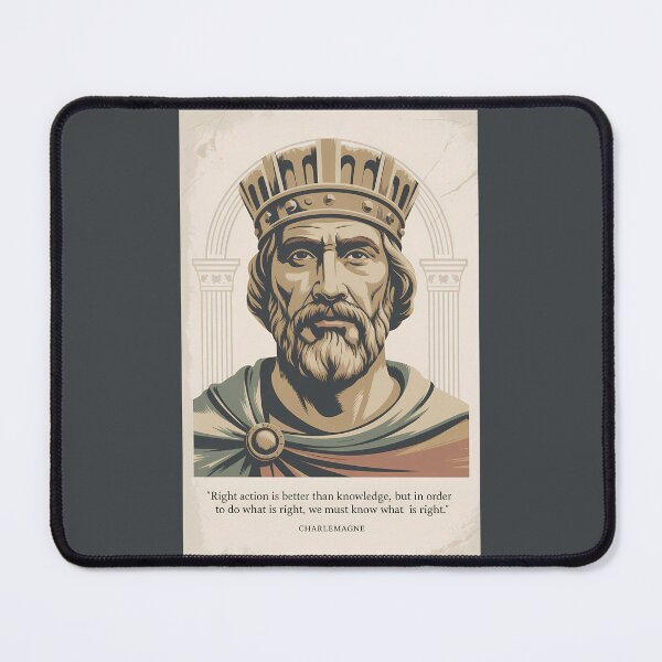 Item preview, Charlemagne Quote Franks Illustration Vintage designed and sold by KrisSidDesigns.