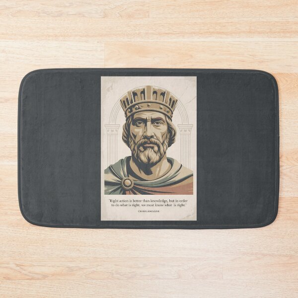 Item preview, Charlemagne Quote Franks Illustration Vintage designed and sold by KrisSidDesigns.