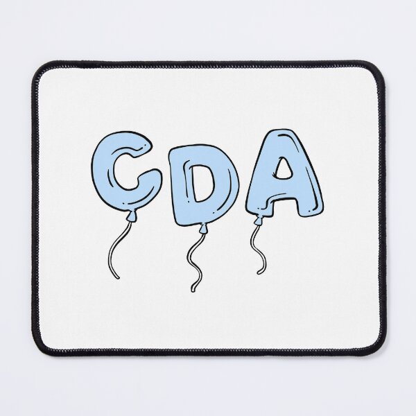 Item preview, Communicative Disorders Assistant CDA Balloon Letters Blue designed and sold by Stickers By Adri.