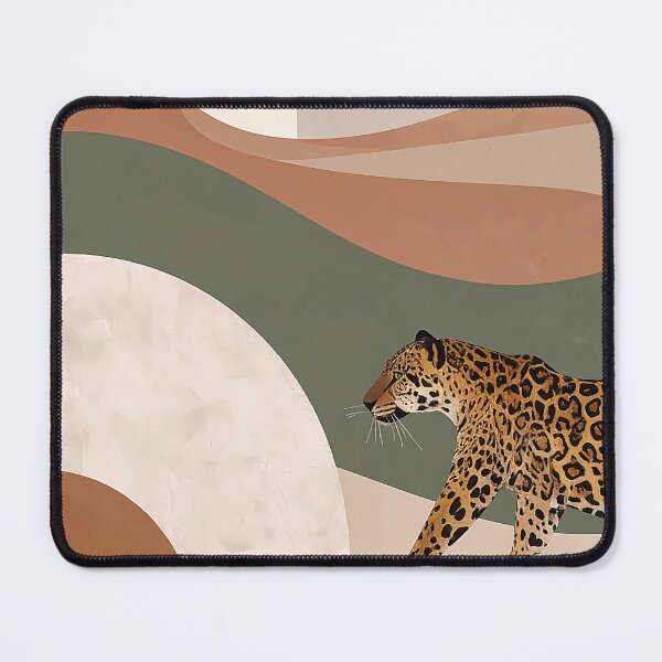 Item preview, jaguar and Landscape in Earth Tones designed and sold by Izabelita.
